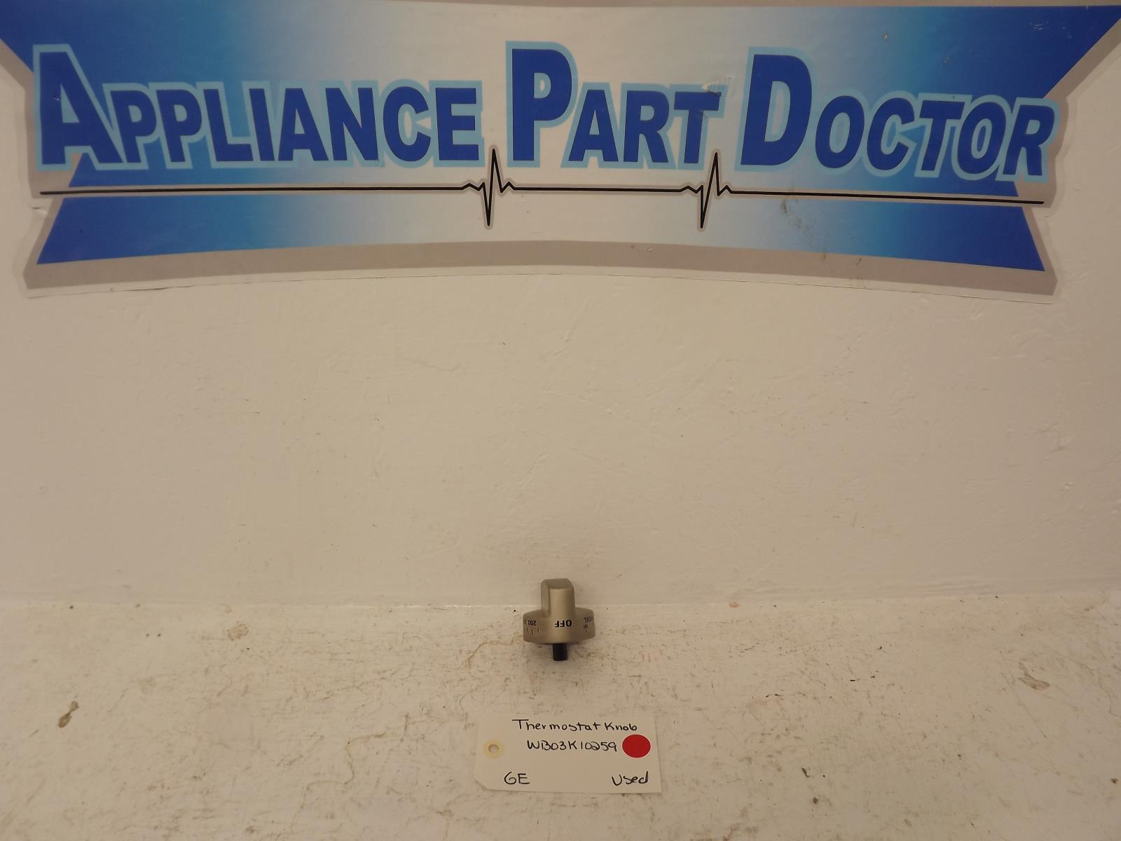 GE Range WB03X10259 Thermostat Knob Used GE Range WB03X10259 Thermostat Knob Used